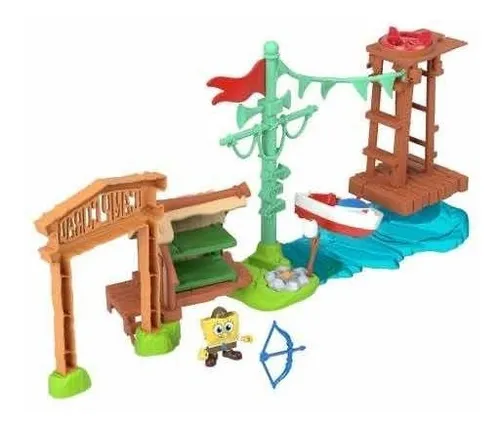 Imaginext Bob Esponja Campamento Coral