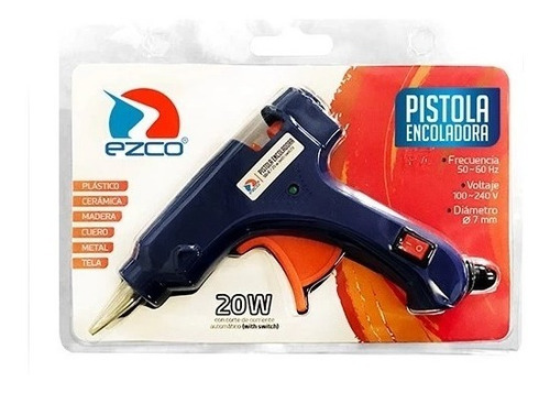 Pistola De Silicona Hot Melt Sd-e 20w 7mm Ezco