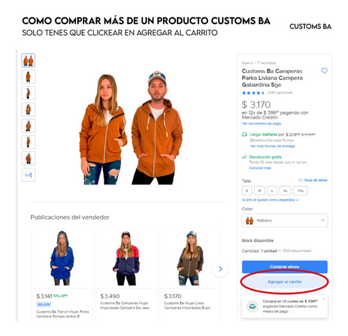 Imagen 7 de 9 de Buzo Friza Verde