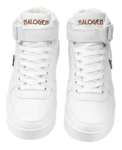 Imagen 2 de 5 de Tenis Hgn By Mr Shu 1708 Blanco Caballero