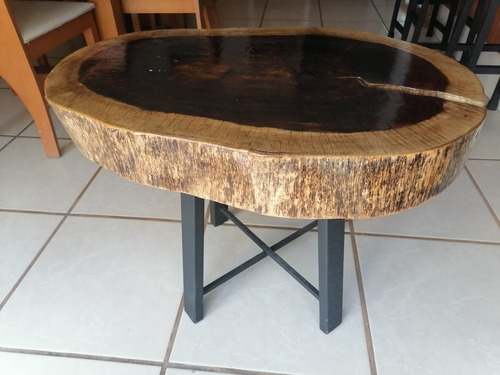  Mesa De Centro De Parota Solida, Acabado Mate, Envio Gratis