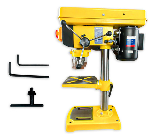 Furadeira De Bancada Mfb-16 5/8 Industrial Monofásico 500w Cor Amarelo 220v