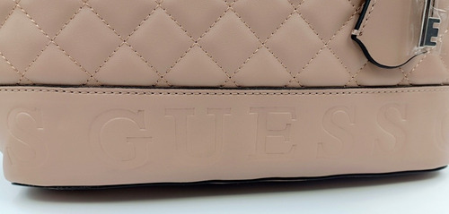 Bolsa Tote Guess Tote Quilted Color Rosa Claro