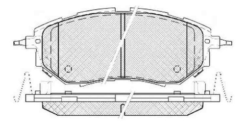 Pastilla De Freno Subaru --outback Iii - Iv 3.0 - 3.6 R Cyl.