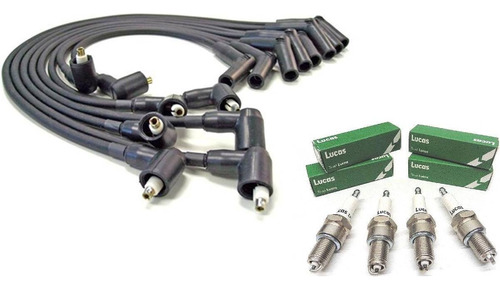Kit Cables Y Bujias - Ideal Gnc - Vw Gol Polo 1.6 1.8 Ab9 Mi