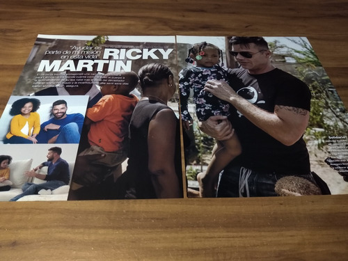 (n239) Ricky Martin * Clippings Revista 2 Pgs * 2019