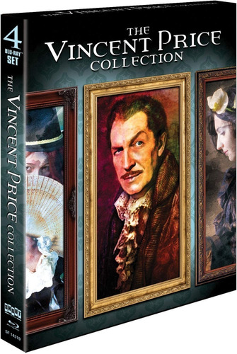 The Vincent Price Collection | 4 Blu Ray Película Nueva
