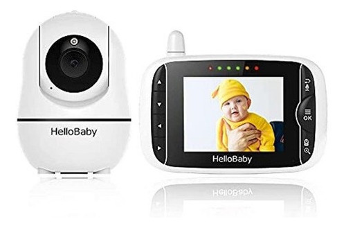 Monitor De Video Para Bebes Con Camara Y Audio, Control Re