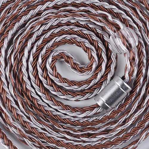 Imagen 2 de 4 de Cable 16 Núcleos Cobre Plateado Yinyoo 3.5mm-mmcx Bn&s