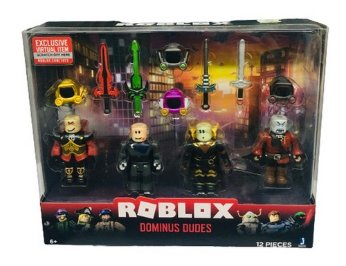 Roblox Dominus Dudes Set X4 Figuras Y Acces Ar1 10870 Ellobo