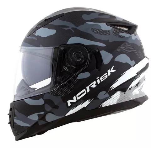 Capacete Aberto Norisk Orion R1 Azul Masculino Feminino Cor Azul