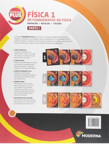 Livro Os Fundamentos Da Física - Volume 1 - Editora Moderna