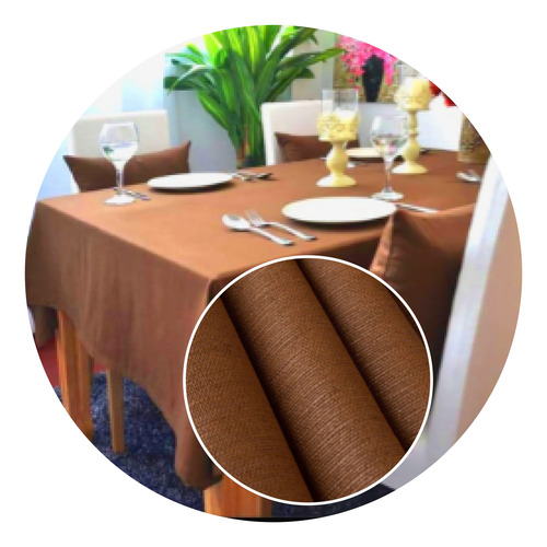 Mantel Impermeable Texturado 2,20 Mts Almendra
