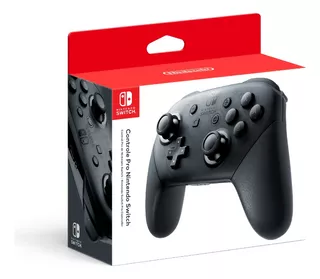 Pro Controller Nintendo Switch Black Bluetooth Original Novo