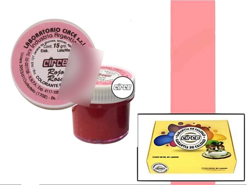 Colorante En Pasta Circe Rojo Rosa X1 Unidad - Cotillón Waf
