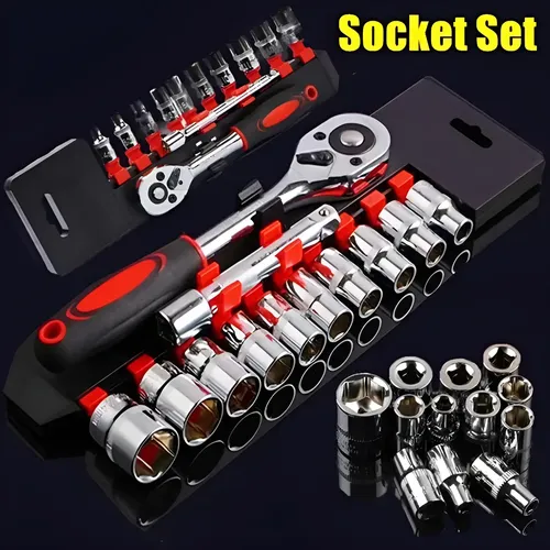 Upgraded Socket Wrench Set For Car Bike Motorcycle Repair