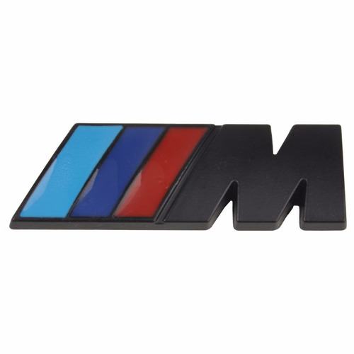 Emblema Lateral Mediano Logo Bmw M 1 2 3 5 X5 X3  Metalico