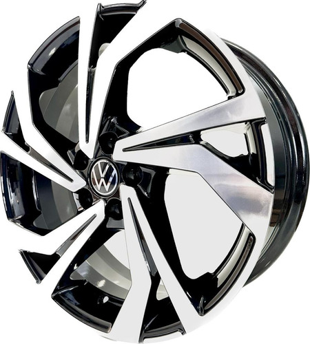02 Rodas Vw Jetta Aro 17x6,5 5x112 (2 Unid)+bicos S277