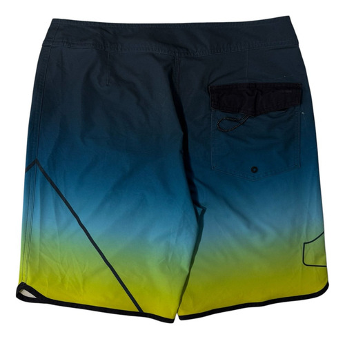Short De Baño Quiksilver Amarillo Para Hombre Talla M(m) (Usado)