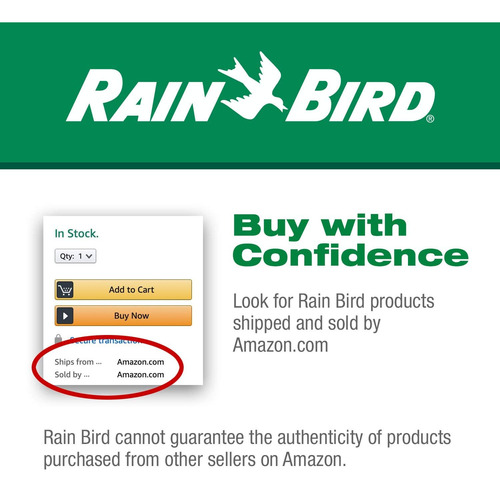 Aspersor De Impacto De Latón Rain Bird 35adjtntb, Patrón ...
