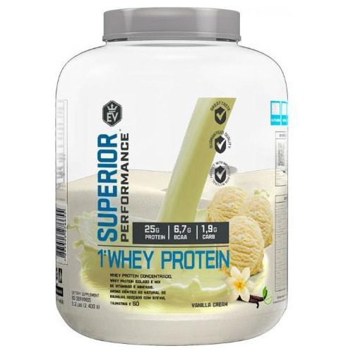 Whey Protein Concentrada E Isolada 2,4kg Evo-vanilla Cream