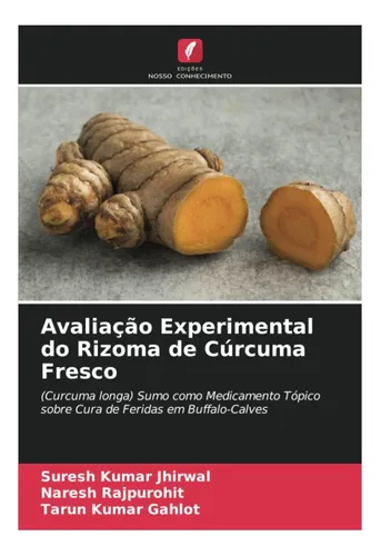 Libro: Avaliação Experimental Do Rizoma De Cúrcuma Fresco: (