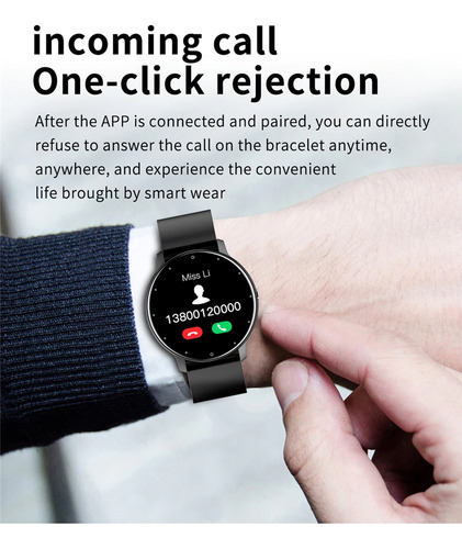 Reloj Inteligente Bluetooth Con Pantalla Táctil Completa Ip6