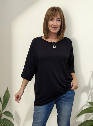 Remera Morley Miramar Busto/cadera 120 Largo 73 Cm.