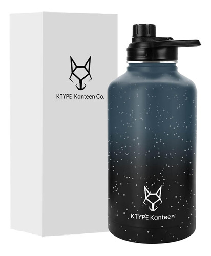 Ktype Kanteen - Botella De Agua Deportiva De Acero Inoxidabl