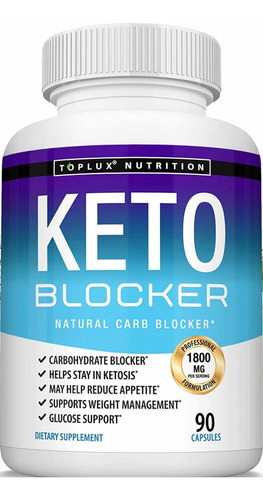 Suplemento En Cápsula Toplux Suplement  Suplementos Keto Blocker En Botella De 0l 60 Un