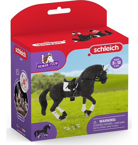 Juego De Caballos Schleich 4 Piezas - Torneo Frisón
