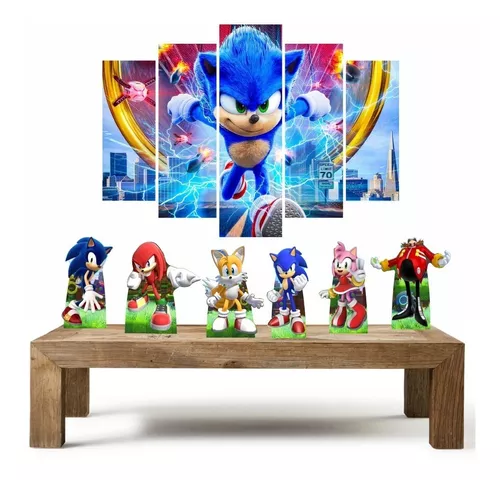 Display Sonic Amy Rose, Totem Enfeite de Aniversario