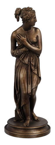 Estatueta Vênus Italica - Estátua Escultura Cor Cor Cobre Antigo