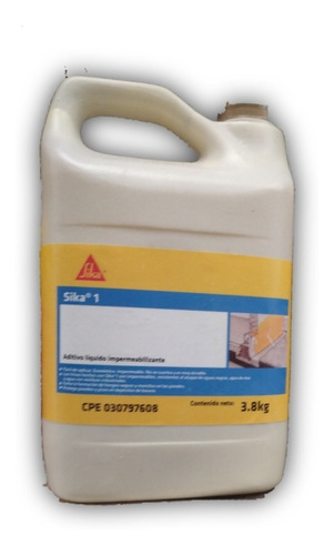 Sika 1  Aditivo Liquido Impermeabilizante