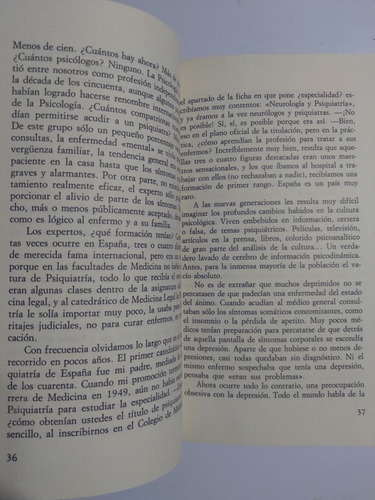 Libro Ante La Depresion / Juan Antonio Vallejo Najera