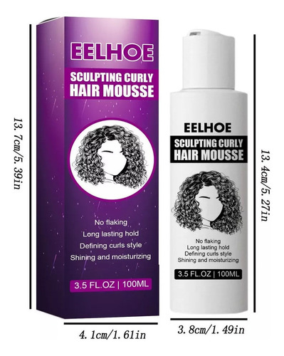 Elastina For Peinar El Cabello For Crear Cabello Rizado.