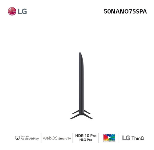 Imagen 5 de 5 de Smart Tv LG Ai Thinq 50nano75spa Led 4k 50 100v/240v