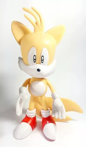 Kit 5 Bonecos Filme Sonic Tails Metal Sonic Knuckles Shadow Hedgehog