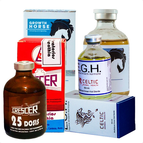 Crescer Crescimento Potros + Egh Celtic + Growth Horse 50ml