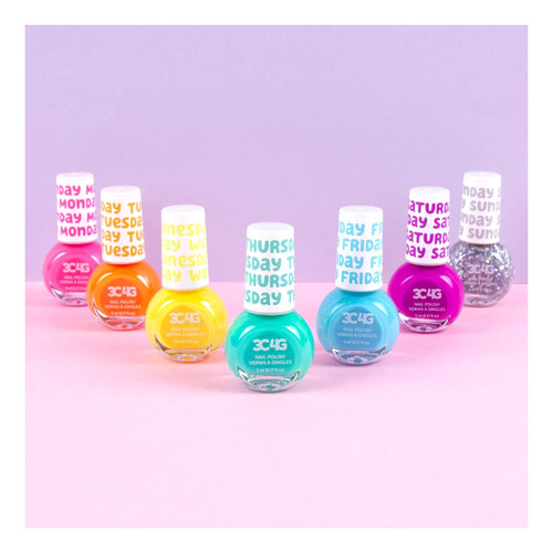 Set De 7 Esmaltes Para Niñas Make It Real Hopetoys