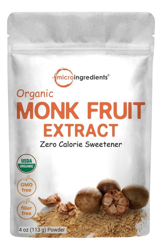 Extracto Fruta De Monje Organico 100% Puro 113 Gr
