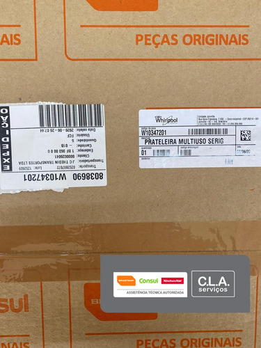 Imagem 2 de 5 de Tampa Gaveta Legumes Prateleira Multiuso Brastemp W10347201