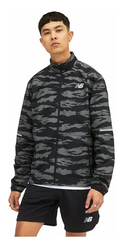 Campera New Balance De Hombre-reflective Acceler-mj03213bm