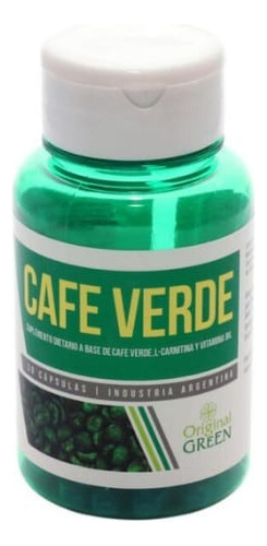 Café Verde X 30 Cápsulas Con L-carmitina Y Vitamina B12