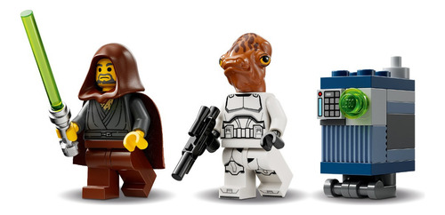 Lego® Star Wars Caza Estelar Del Jedi Bob Juguete 75388 305 Jedi Bob Soldado Ackbar Droide Servo (sr-v0)