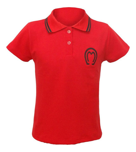 Camisa De Malha Bordada Mangalarga Marchador Modelo Polo