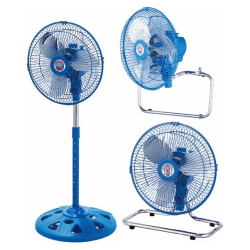 Ventilador 10 Pulgadas Mini 3 En 1 Metal Potente Kanji 