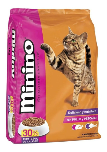 Bulto Alimento Para Gato Minino En Croquetas De 15 Kilos