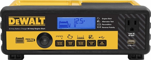 Dewalt Dxaec801b Cargador De Batería De Banco De 30 Amperios