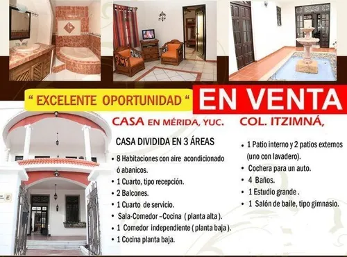 Espectacular Casa En Itzimna Ideal Oficinas O Vivienda (fvc-1463)